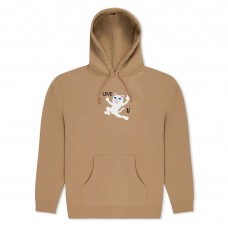 RIPNDIP Love U Hoodie světle hnědá