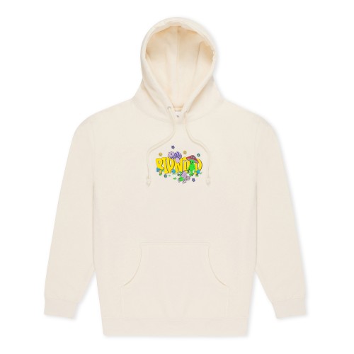 RIPNDIP Rabbit Hole Hoodie krémová