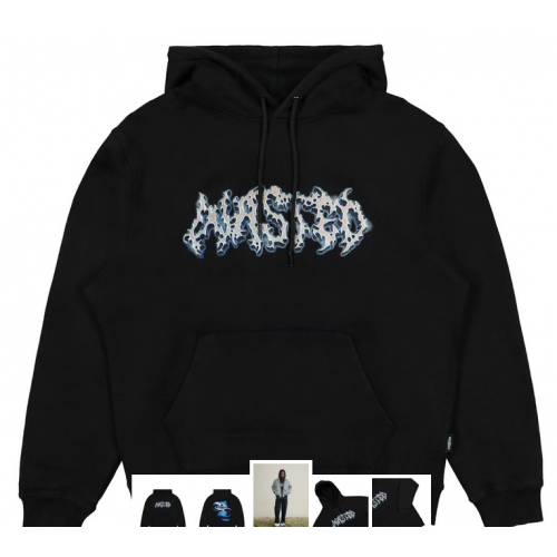 Hoodie Wasted Paris Viper Black