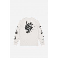 Wasted Paris Spike Longsleeve bílé