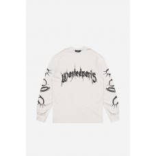 Wasted Paris Spike tee L/S white
