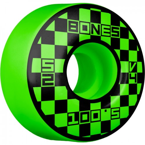 Kolečka BONES 100's Block Party 52mm V4 Green