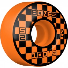 Kolečka BONES 100's Block Party 52mm V4 Orange