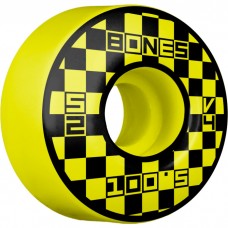 Kolečka BONES 100's Block Party 52mm V4 Yellow