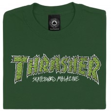 T-Shirt Thrasher Brick Forest Green  BTS23