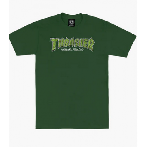 T-Shirt Thrasher Brick Forest Green  BTS23