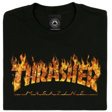 T-Shirt Thrasher Inferno Black BTS23