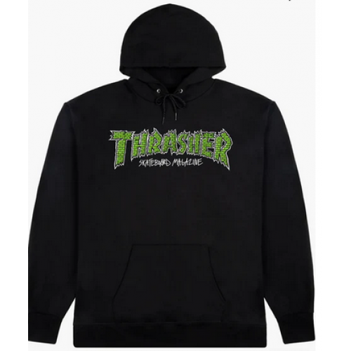 Hood Thrasher Brick Black BTS23