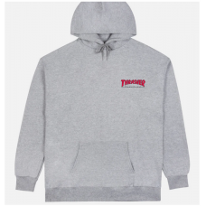 mikina Thrasher Little Outline Grey