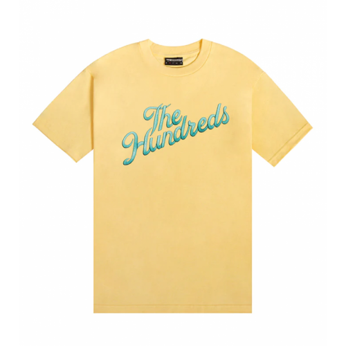 tričko The Hundreds Stitch Slant žluté