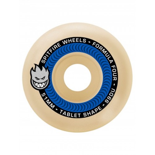 Kolečka SPITFIRE F4 Tablets Natural 99DU 52mm