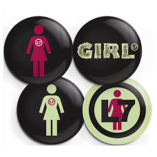 Odznaky Girl L7 pin