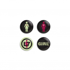 Odznaky Girl L7 pin
