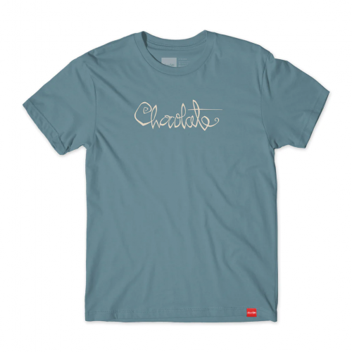 Triko Chocolate Script Stone Blue
