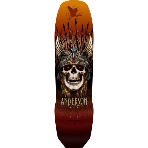 Deck Powell Peralta Andy Anderson Heron Skull Rust 8.45 