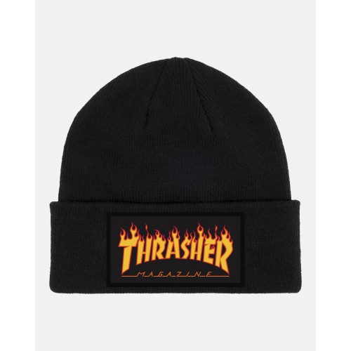 Kulich Thrasher Flame Patch Black HOL23