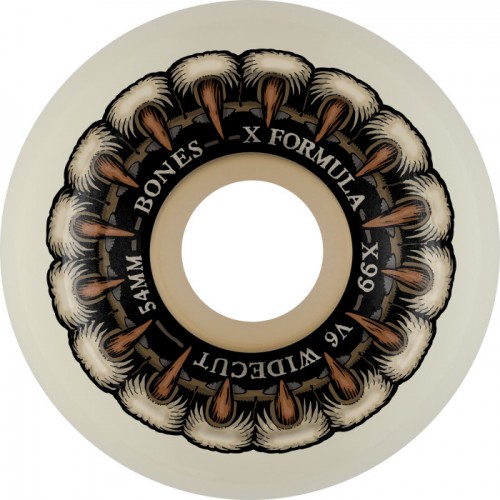 Kolečka BONES Grippin Wolf X-Formula 54mm 99A V6
