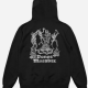 Hoodie Wasted Paris Macabre Black 