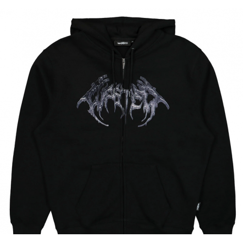 Hoodie Zip Wasted paris Ashes Black 