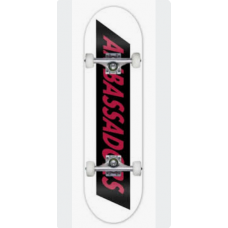 skateboard complete Ambassadors Crux White