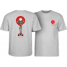 T-shirt Powell Peralta Tucking Skeleton Gray