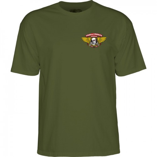 T-shirt Powell Peralta Winged Ripper Green