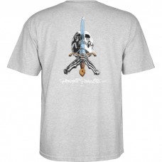 T-shirt Powell Peralta Skull & Sword Gray