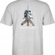 T-shirt Powell Peralta Skull & Sword Gray
