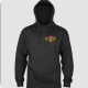Hoodie Powell Peralta Winged Ripper Charcoal
