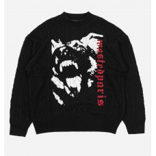 Sweater Wasted Paris Cable Creep Black