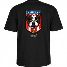 T-shirt Powell Peralta Hill Bulldog Black
