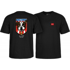 T-shirt Powell Peralta Hill Bulldog Black