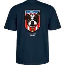 T-shirt Powell Peralta Hill Bulldog Navy