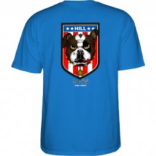 T-shirt Powell Peralta Hill Bulldog Royal Blue