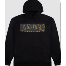 Hoodie Thrasher Shadow Mag Logo Black