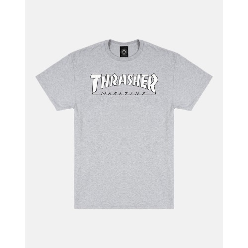 Triko Thrasher Outlined Grey/White