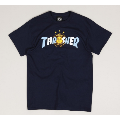 T-Shirt Thrasher Argentina Navy BTS23