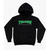 Hood Thrasher Outlined Black/Green
