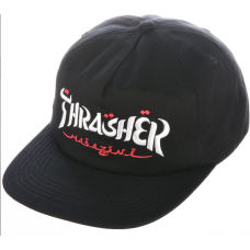 kšiltovka Thrasher Calligraphy Black