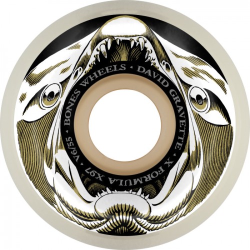 Wheels BONES PRO Gravette Salmon ILLA X-Formula 53mm V6 97A