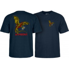 T shirt Powell Peralta - Dragon Logo Navy Blue