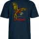 tričko Powell Peralta - Dragon Logo Tee Modré Navy Blue