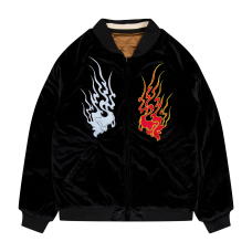 Bunda HUF Destructive Skajyan Black