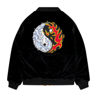 Bunda HUF Destructive Skajyan Black
