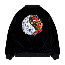 Bunda HUF Destructive Skajyan Black