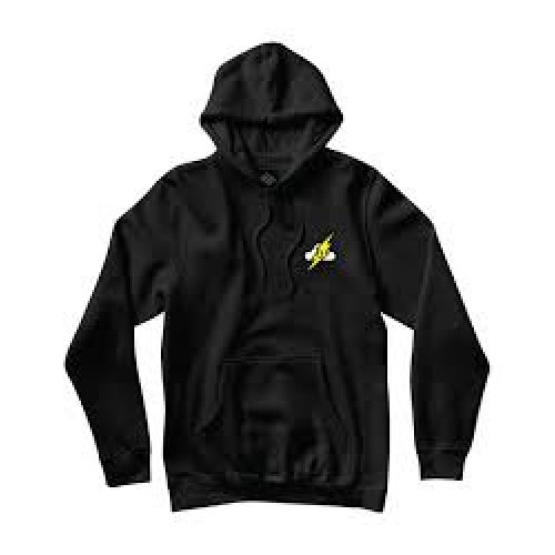 Mikina Thank you Flash Cloud Black