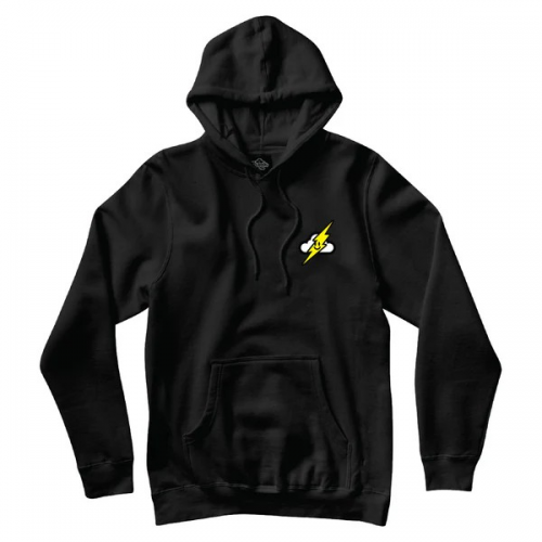 Hoodie Thank you Flash Cloud Black
