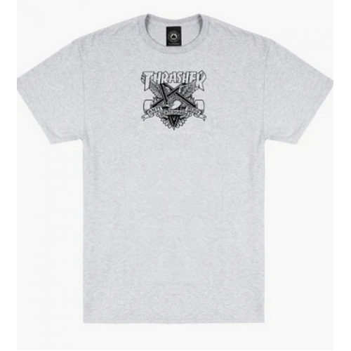 tričko Thrasher x Antihero Eaglegram Grey šedé