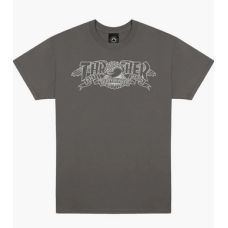 Triko Thrasher x Antihero Mag Banner Charcoal