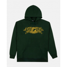 Mikina Thrasher x Antihero Mag Banner Green